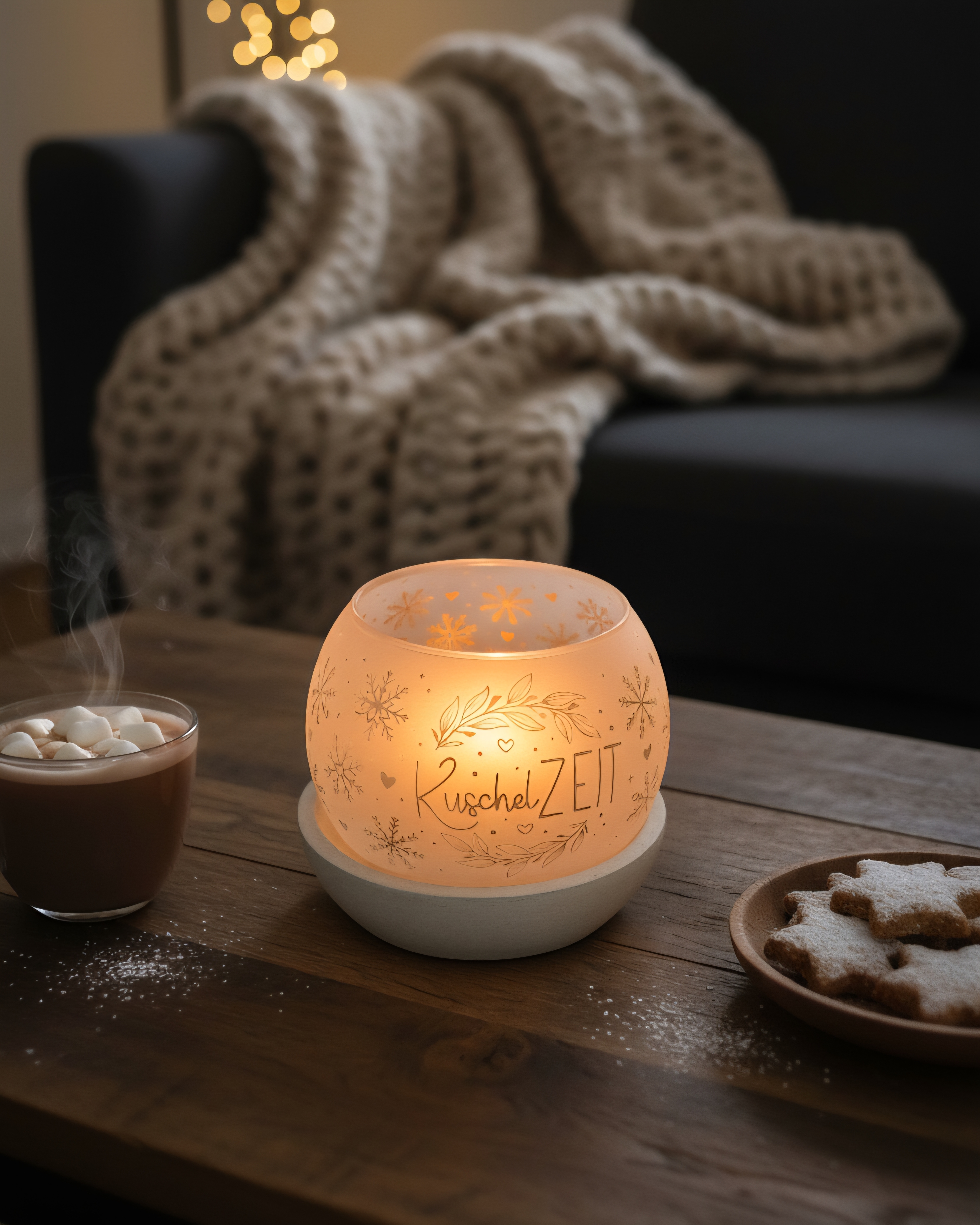 Windlicht Kuschelzeit